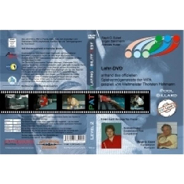 PAT Level 2 Lehr DVD Billardtraining Fortgeschrittene deutsch/englisch