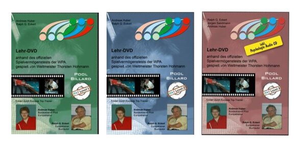 PAT Level 1, 2 und 3 alle 3 Lehr-DVDs im Paket deutsch/englisch
