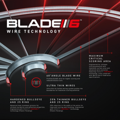 Winmau Dartboard Blade 6 Triple Core Carbon