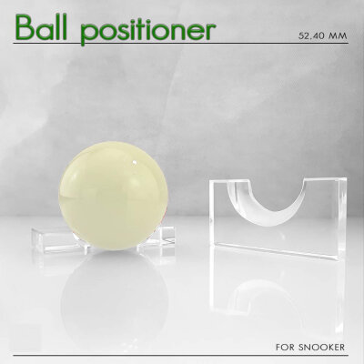 Positionsmerker Ballmarker Snooker Billard 52,4mm Plexiglas