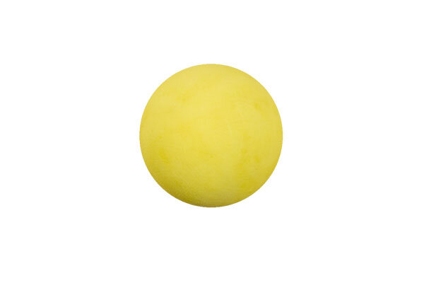 Ball für Tischfußball, soft aufgerauhte Oberfläche, gelb