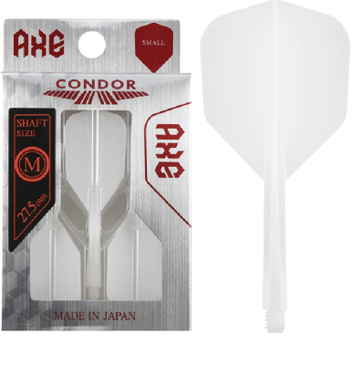 Condor Axe Small Dart Flights - White Medium 27,5mm