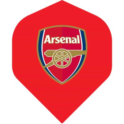 FC Arsenal Dart Flights Standard Red