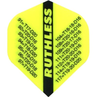 Ruthless RX Checkouts Standard Dart Flights 100 Micron -...
