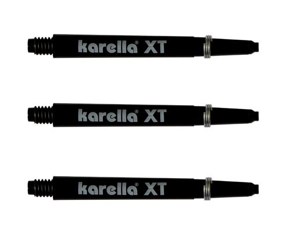 Karella XT Dartschäfte Intermediate Polycarbonat 41mm Schwarz