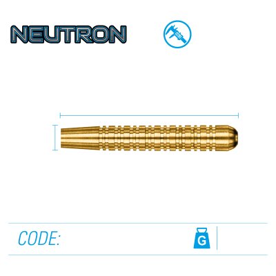 Winmau Neutron Brass Steeldart 1208-21 g
