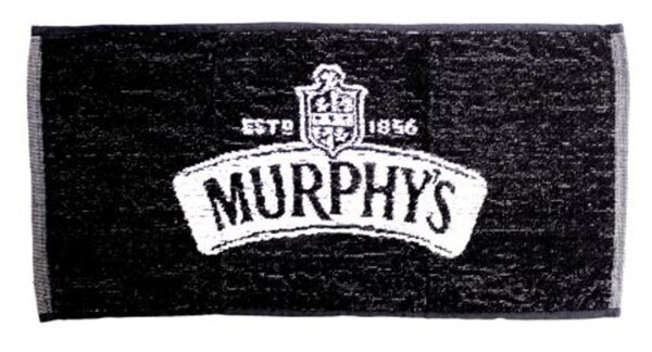 Queuepflege-Handtuch - Murphys, schwarz - Bar Towel