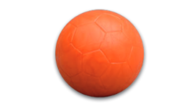 Kicker-Ball PE Hart, orange, 34mm, ca. 19,5g