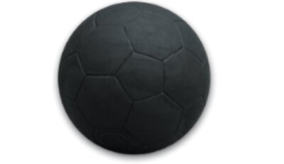 Kicker-Ball Soft, TPE schwarz, 35mm, ca. 21g, Trainingsball
