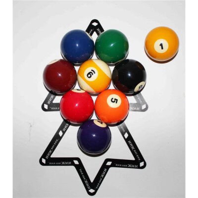 Magic Ball Rack Pro 9- & 10-Ball Aufbauschablonenset
