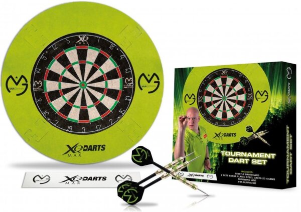 XQ-Max MvG Tournament Bristle Dart Board Set