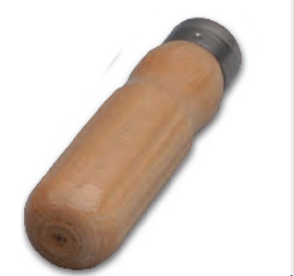 Kickergriff Holz mit Zwinge 12 cm
