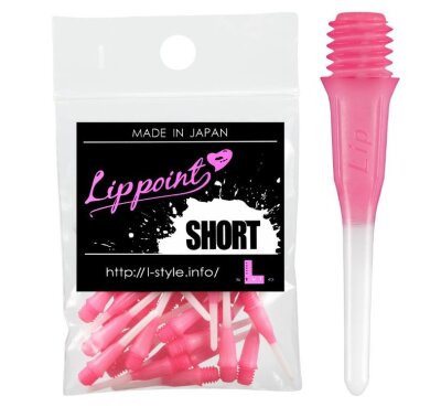 L-Style Short Lip Point TwoTone Pink 30 Stück
