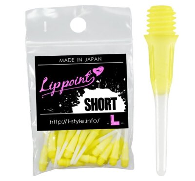 L-Style Short Lip Point TwoTone Gelb 30 Stück
