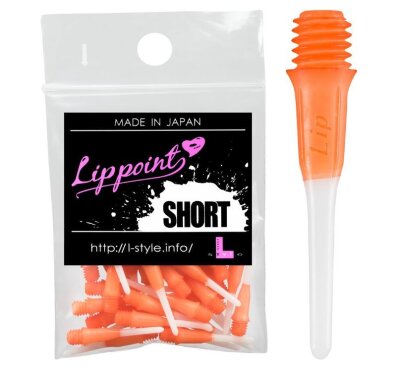 L-Style Short Lip Point TwoTone Orange 30 Stück