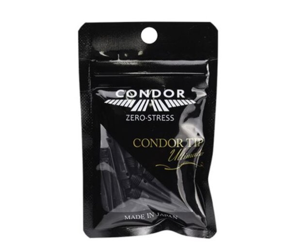 Condor Ultimate Tips Schwarz 40 Stück