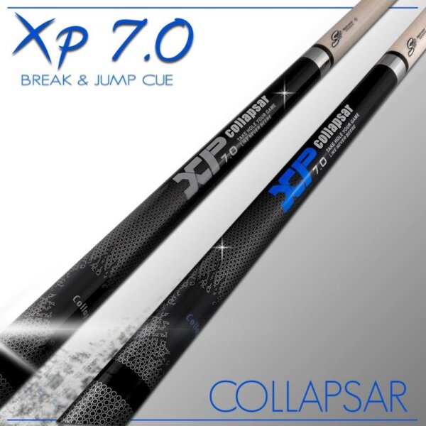 Collapsar Break Jump XP 7.0 Pool Billard Break & Jump Queue, grau