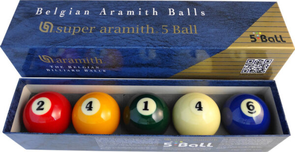 Karambolage Kugelsatz Super Aramith 5-Ball 61.5mm