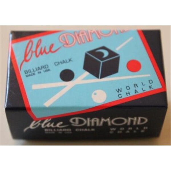 25 x 2 Stück in Schachtel Billardkreide Blue Diamond