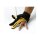 Handschuh Predator 3 Finger schwarz/gelb (2 Größen)