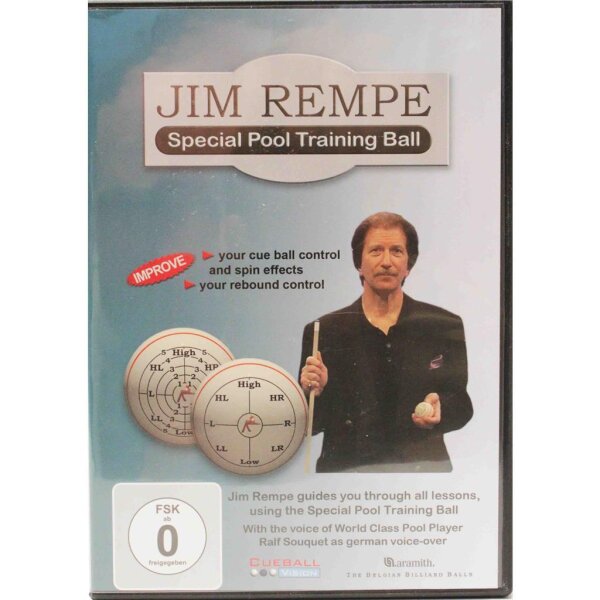 Jim Rempe - Pool Billard Lehr-DVD Deutsch v. Ralf Souquet