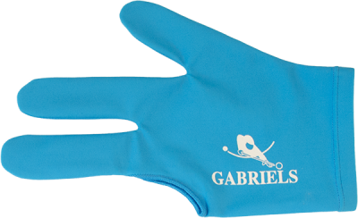 Gabriels Handschuh, linke Hand Cyan
