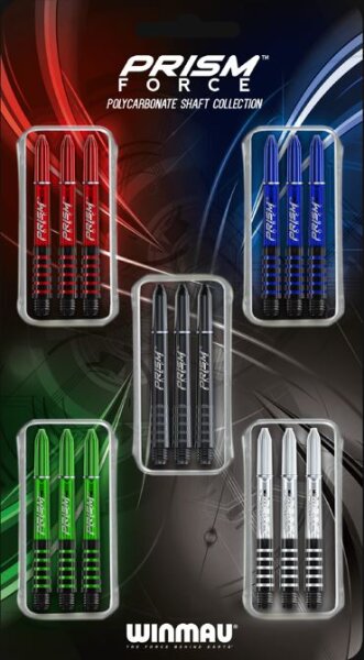 Winmau Prism Force Shaft Collection 5 Sets