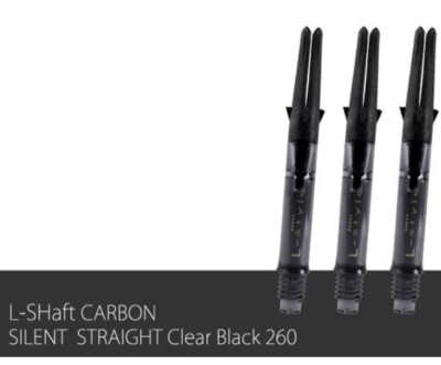 L-Style L Shafts Carbon Spinning Straight 260 Silent Black