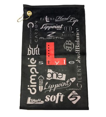 L-Syle Dart Tournament Towel Black