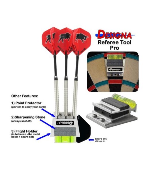 Designa Darts Referee Tool, Wasserwaage - Pro Edition