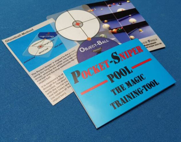 Pocket -Sniper Pool - ENGLISH - Poolbilliard Training Tool  Aim Trainer