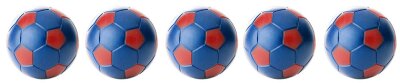 Kickerball WINSPEED-5-er Set-blau/rot