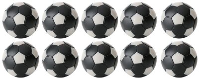 Kickerball WINSPEED-10er Set-schwarz/silber
