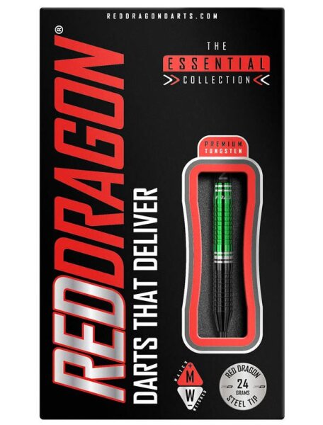 Red Dragon Razor Edge ZX-2 Steeldart 24g Black Green
