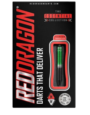 Red Dragon Razor Edge ZX-2 Steeldart 22g Black Green