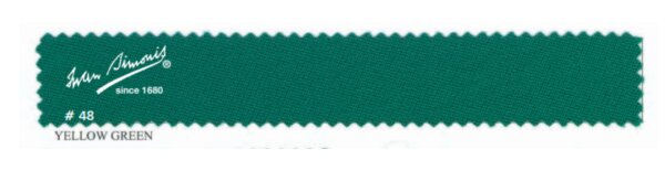 Simonis 760 Billiard Cloth - Pool Tuch 195 cm breit, Standardfarbe, lfd. Dezimeter, Gelbgrün