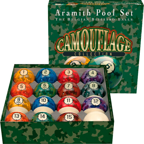 Aramith Camouflage Pool Set 57,2mm